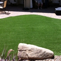 Fake Pet Turf Temple Texas Installation Pavers Back Yard