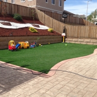 Plastic Grass Pleasanton, Texas Playground, Backyard Ideas