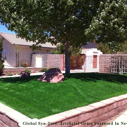 Fake Turf Sunset Valley Texas Landscape Front Yard