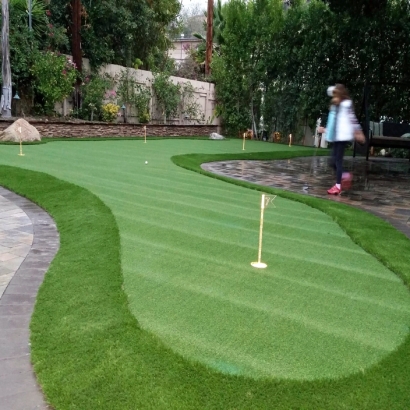 Golf Putting Greens Grey Forest Texas Synthetic Turf Back