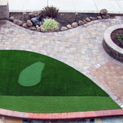Putting Greens Castle Hills Texas Synthetic Turf Front Yard