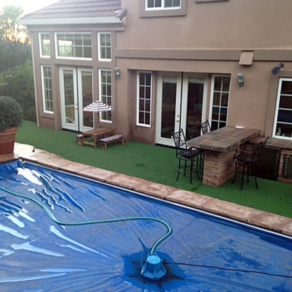 Synthetic Turf Nesbitt Texas Landscape Swimming Pools Back