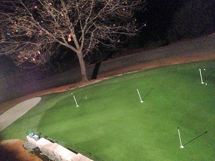 Golf Putting Greens Scenic Oaks Texas Synthetic Turf Back